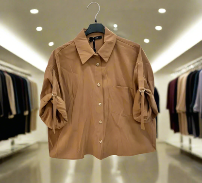 LUMINA brown shirt for women