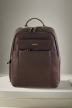 Pierre Cardin ruda odinė kuprinė vyrams