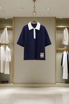 Lumina blue polo shirt for women
