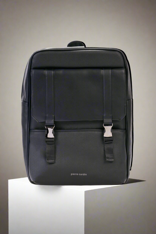 Pierre Cardin juoda eko odos kuprinė vyrams