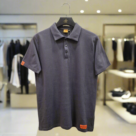PEPPER Millennium Blue Pique Polo marškinėliai vyrams