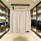 PEPPER Beige Pique oversized shorts for men