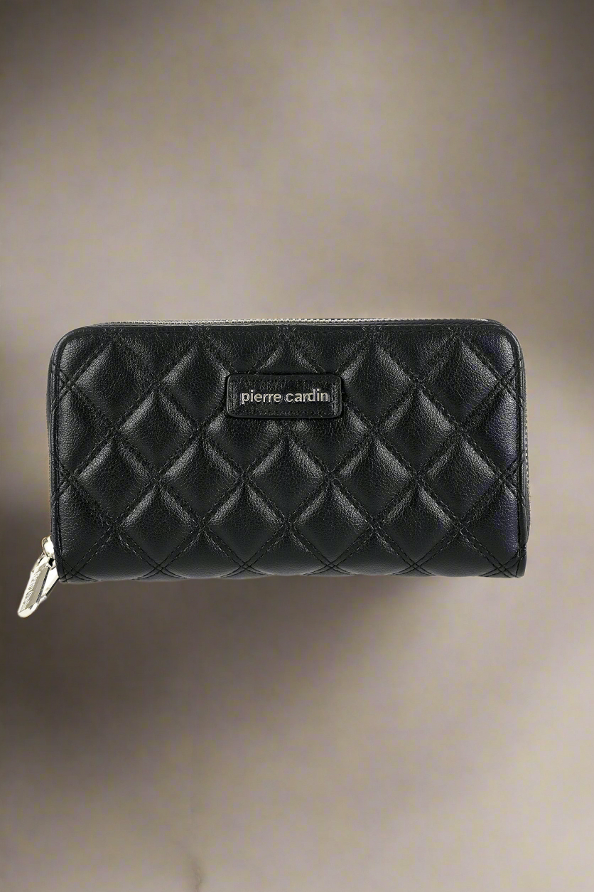 Pierre Cardin juoda piniginė moterims