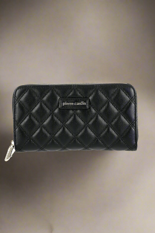 Pierre Cardin juoda piniginė moterims