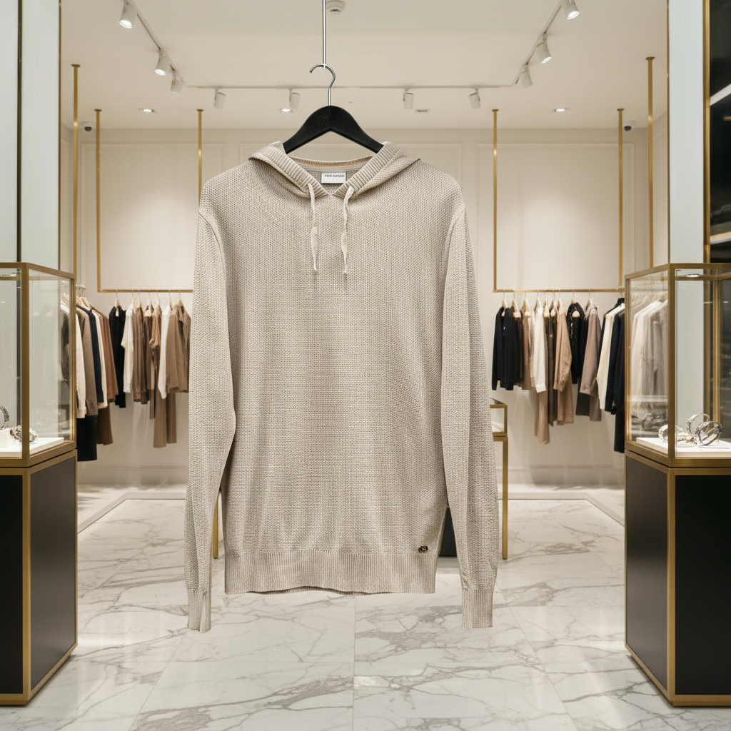 NO EXCESS megztinis su gobtuvu vyrams