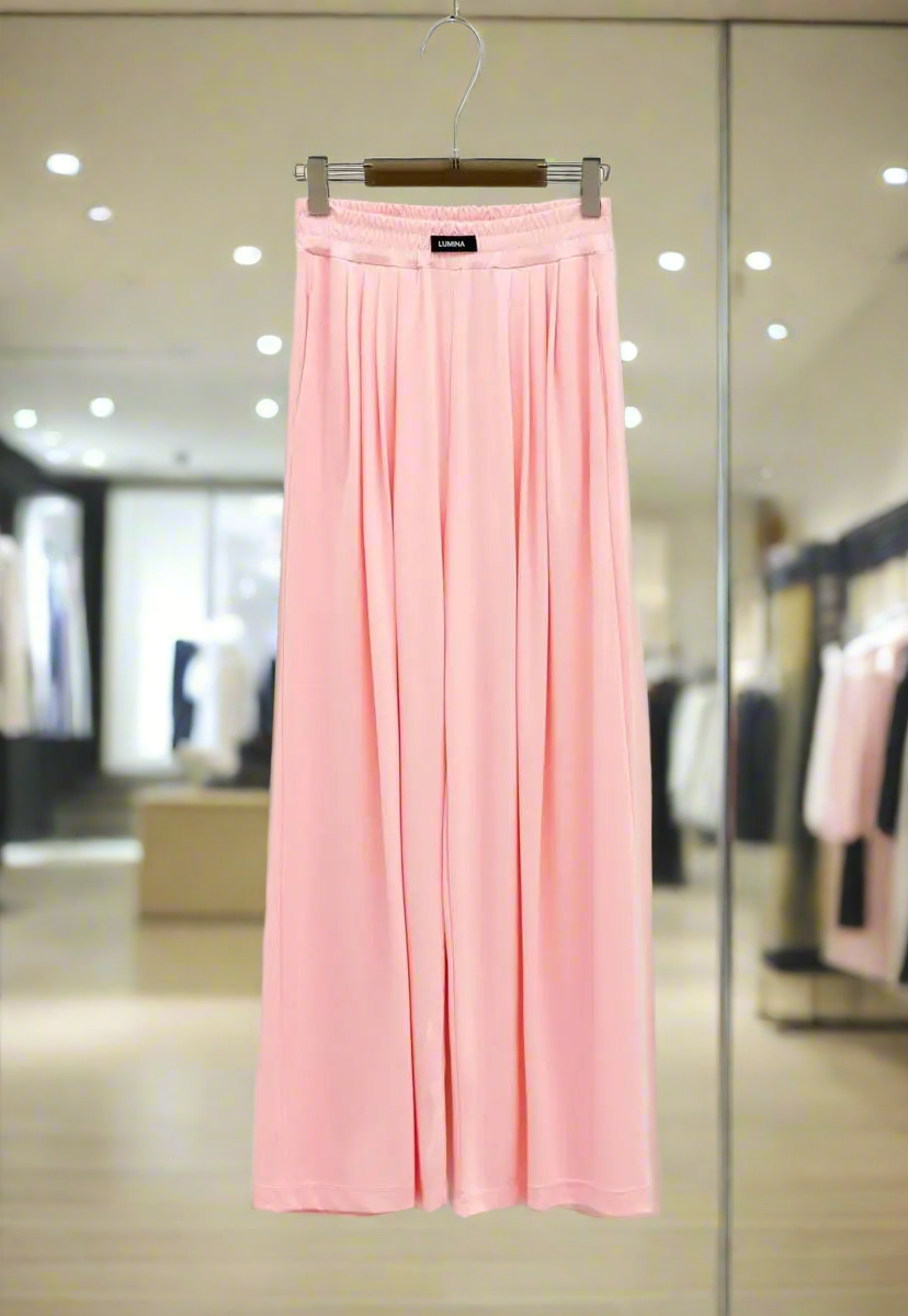 Lumina pink casual pants for women