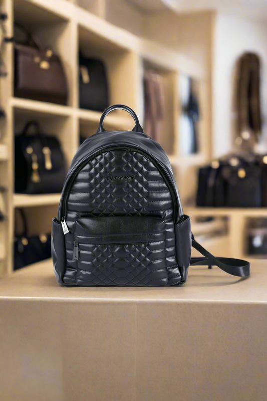 Pierre Cardin black backpack for women