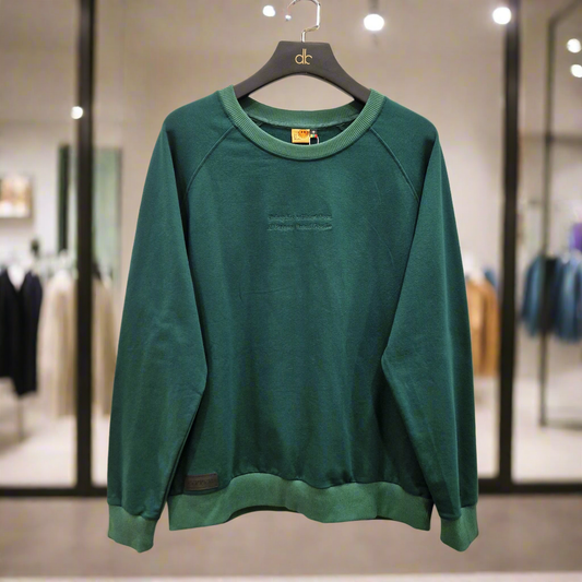 PEPPER UNISEX Opal Green džemperis su užrašu