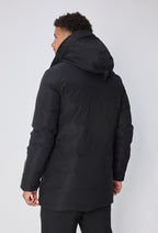 FRILIVIN juoda parka su gobtuvu