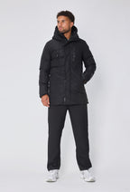 FRILIVIN juoda parka su gobtuvu