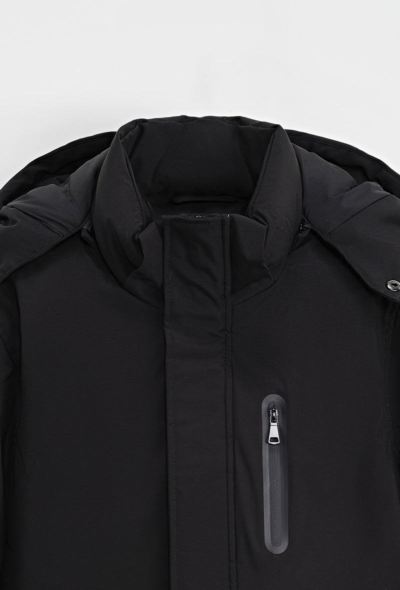 FRILIVIN black jacket with hood