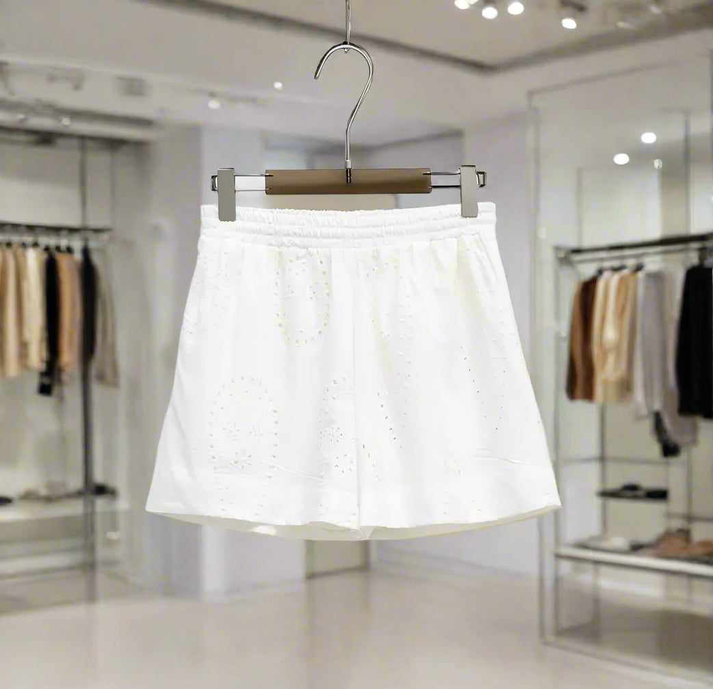 Lumina blue casual shorts for women