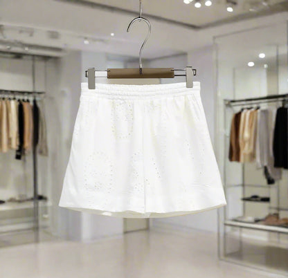 Lumina blue casual shorts for women