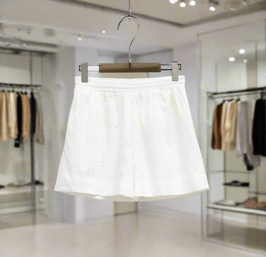 Lumina blue casual shorts for women