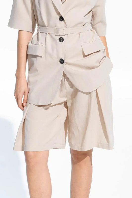 CHANCE OFF white shorts for women