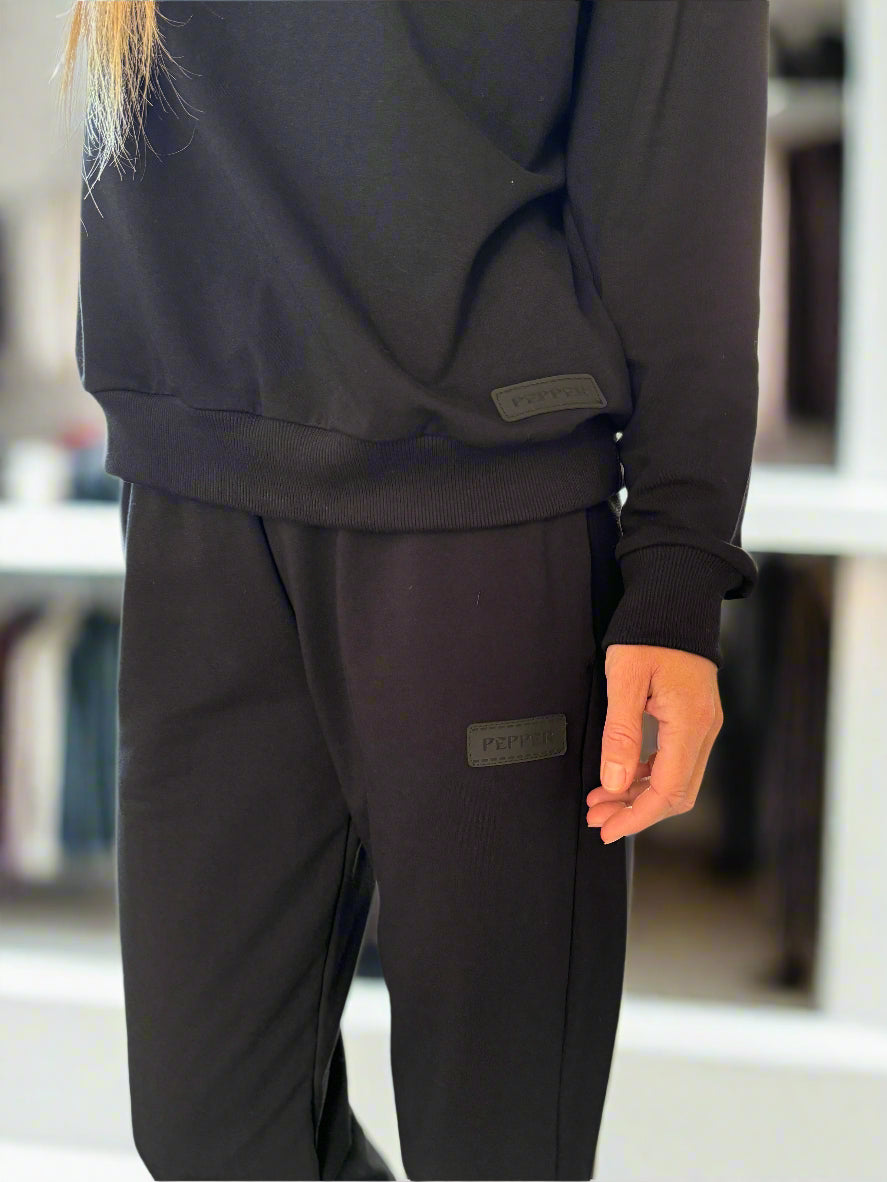 PEPPER UNISEX Dream Elastic Black džemperis