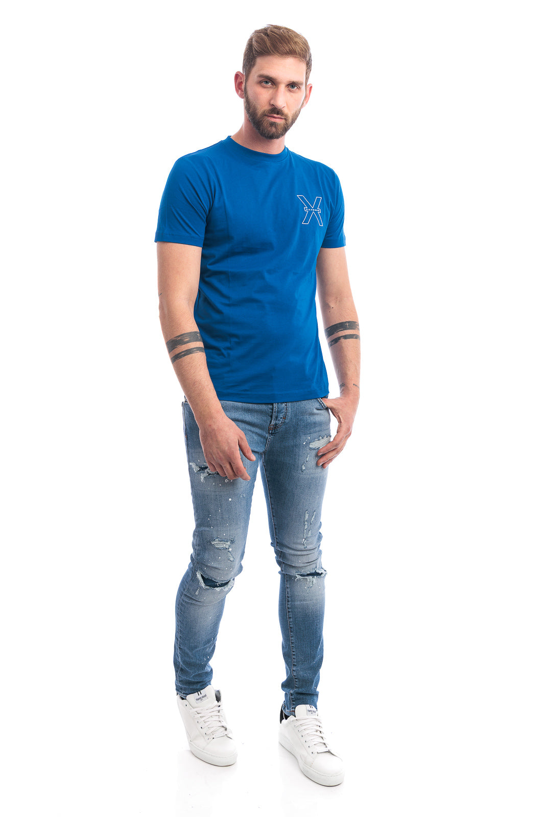 John Richmond grey t-shirt for men / S