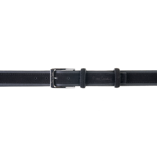 Pierre Cardin black genuine leather belt for men