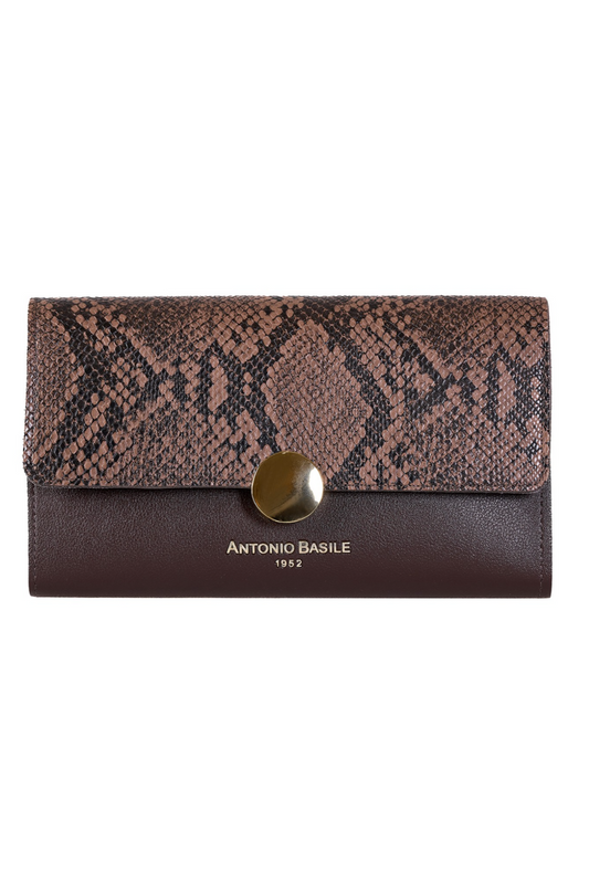 Antonio Basile brown wallet for women