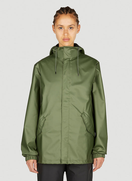 RAINS UNISEX Storm Breaker Evergreen raincoat
