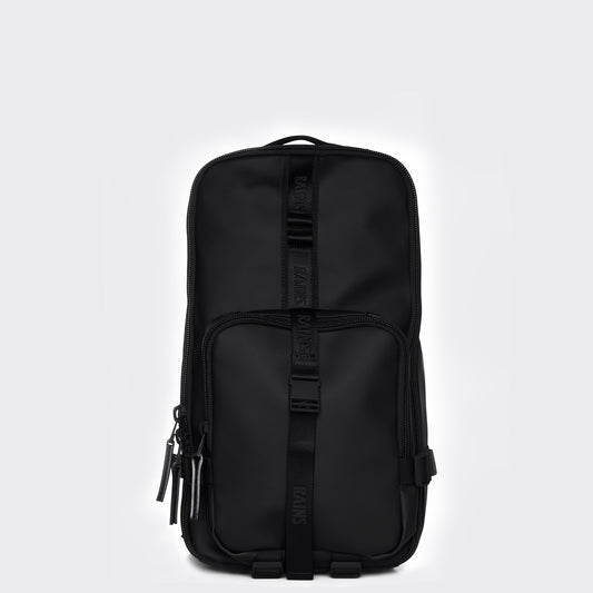 RAINS UNISEX Trail Black backpack
