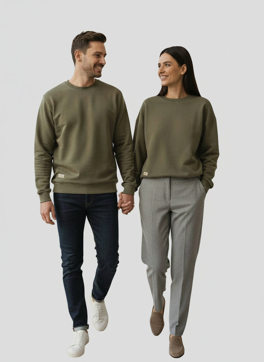 PEPPER UNISEX Dream khaki sweater