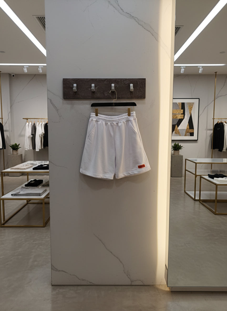 PEPPER UNISEX Of White shorts