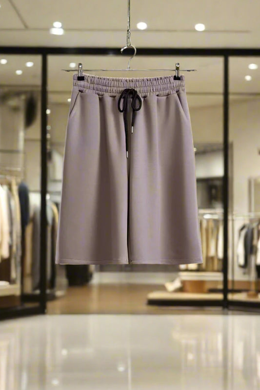 Lumina blue casual shorts for women