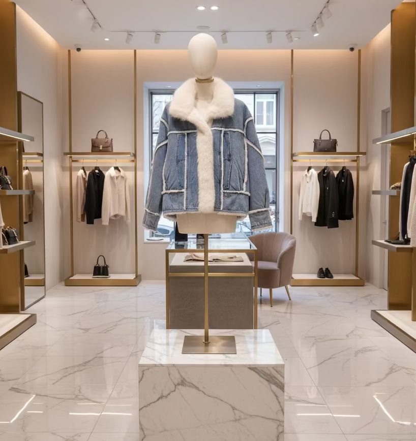 ALTAMIRA blue bomber jacket for women