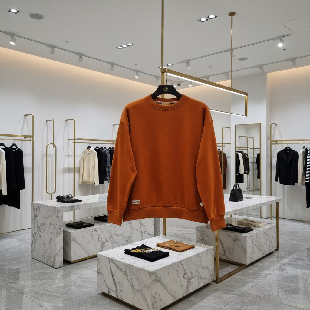 PEPPER UNISEX Dream Orange džemperis su pūkeliu