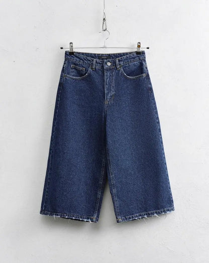 Lumina denim bermuda shorts for women