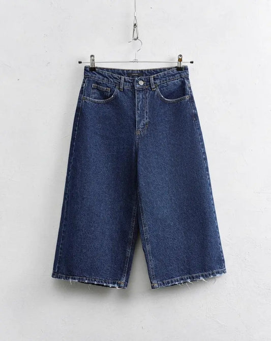 Lumina denim bermuda shorts for women