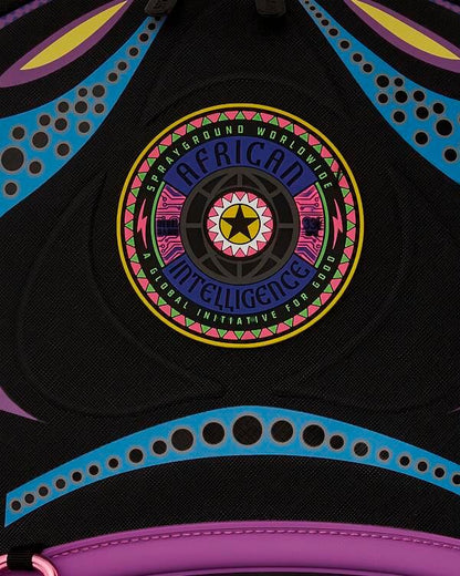 SPRAYGROUND AI Purple Wonderland universal backpack