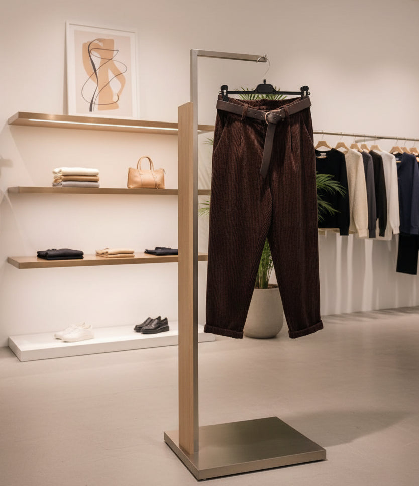 Altamira brown corduroy pants for women