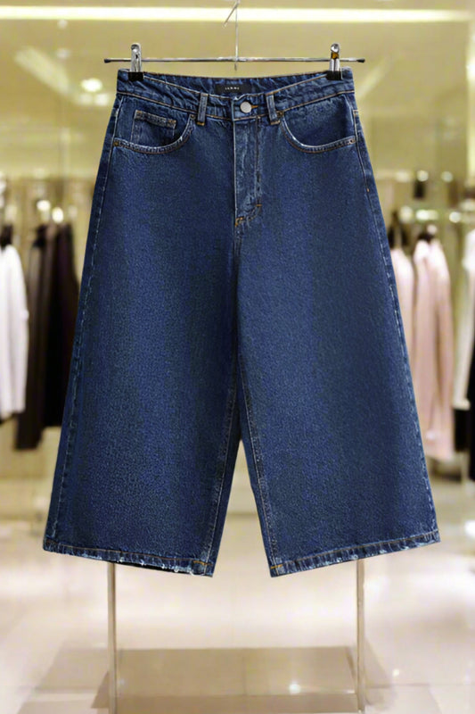 Lumina blue casual shorts for women