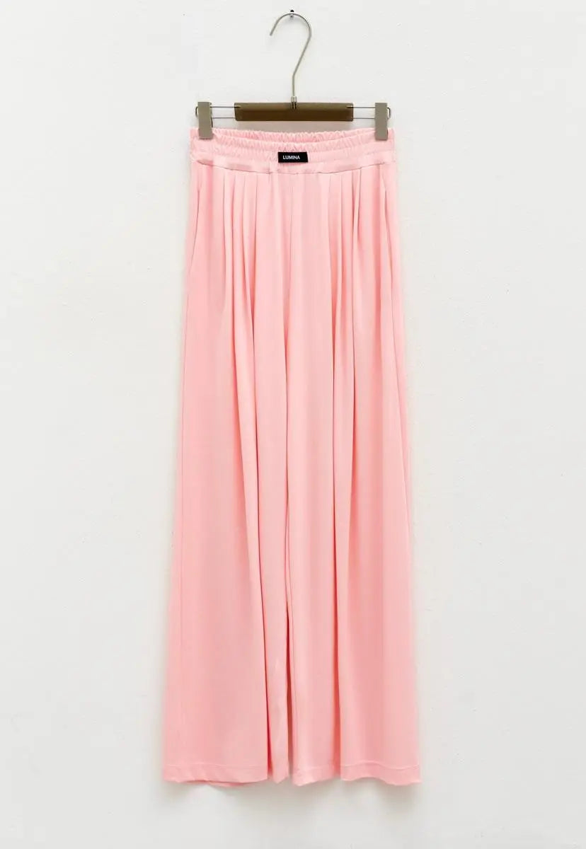Lumina pink casual pants for women