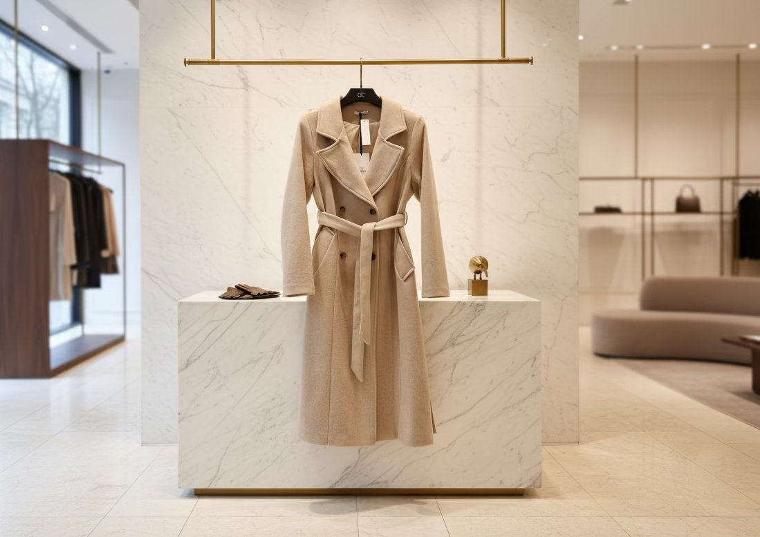 Altamira kreminis paltas moterims