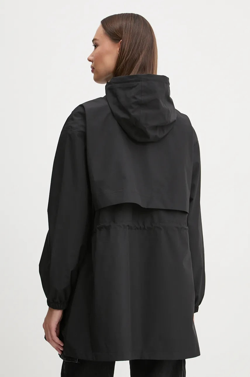 COPPEROSE black puffer jacket for women