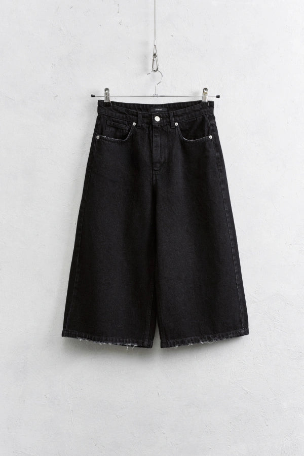 Lumina denim bermuda shorts for women