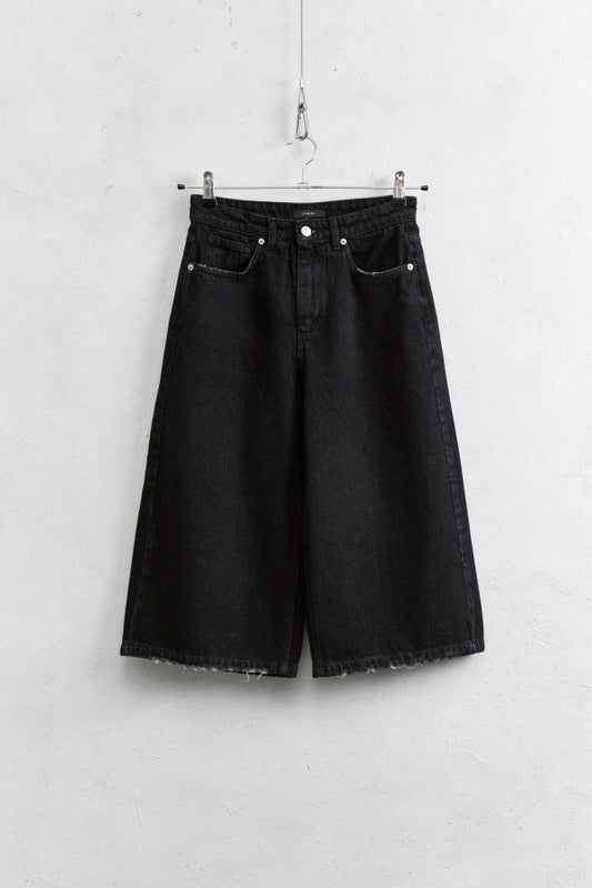 Lumina denim bermuda shorts for women