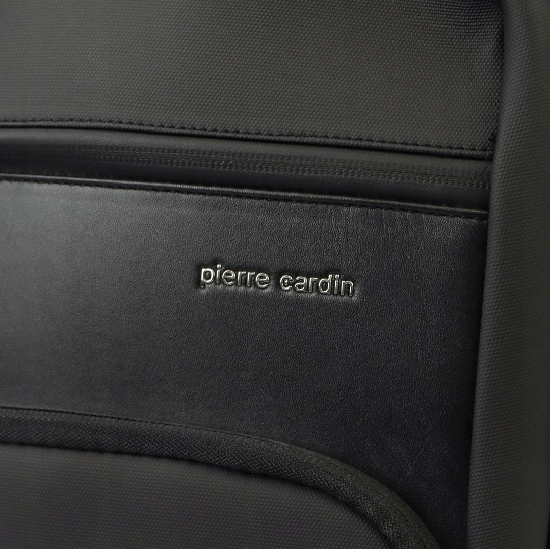 Pierre Cardin eco leather gray backpack for men