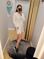 PEPPER Of White shorts for women