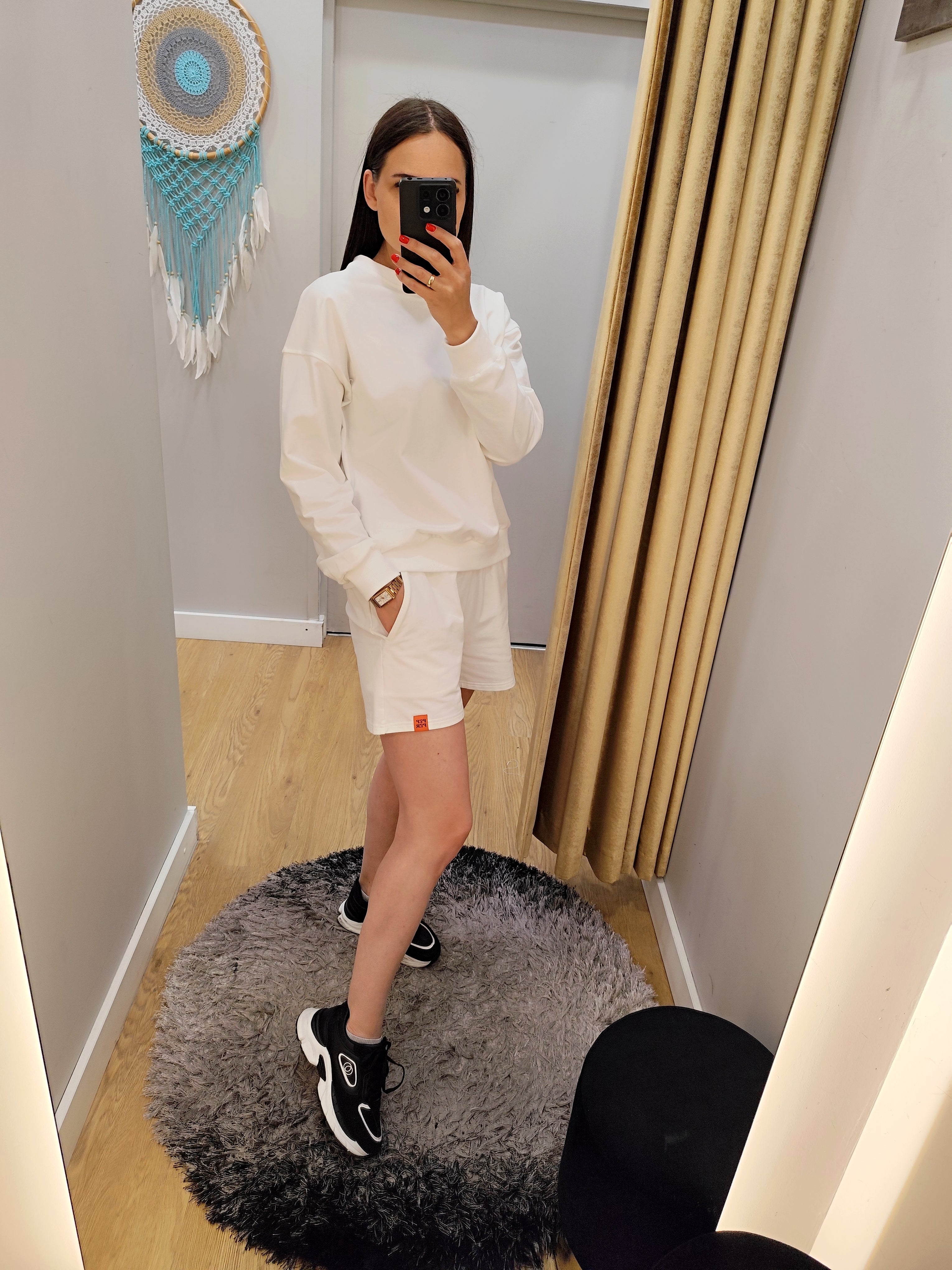 PEPPER Of White shorts for women
