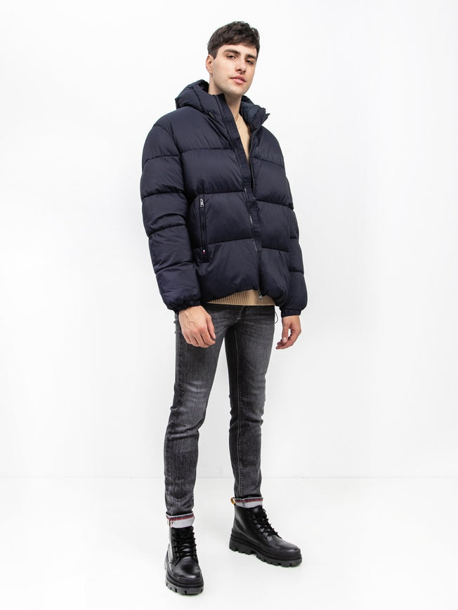 TOMMY HILFIGER mėlyna žieminė striukė vyrams