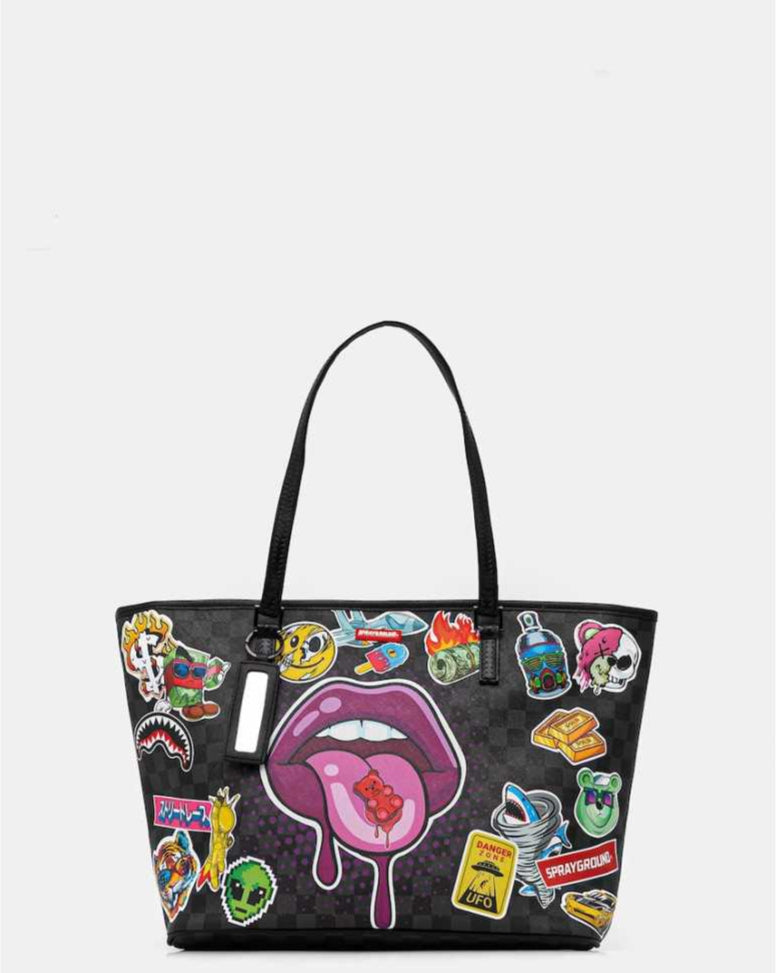 SPRAYGROUND Lips Smack Down tote bag