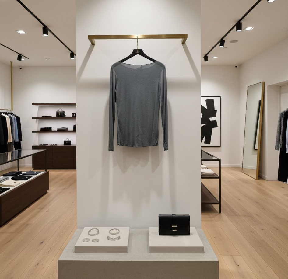 ALTAMIRA gray thin blouse for women