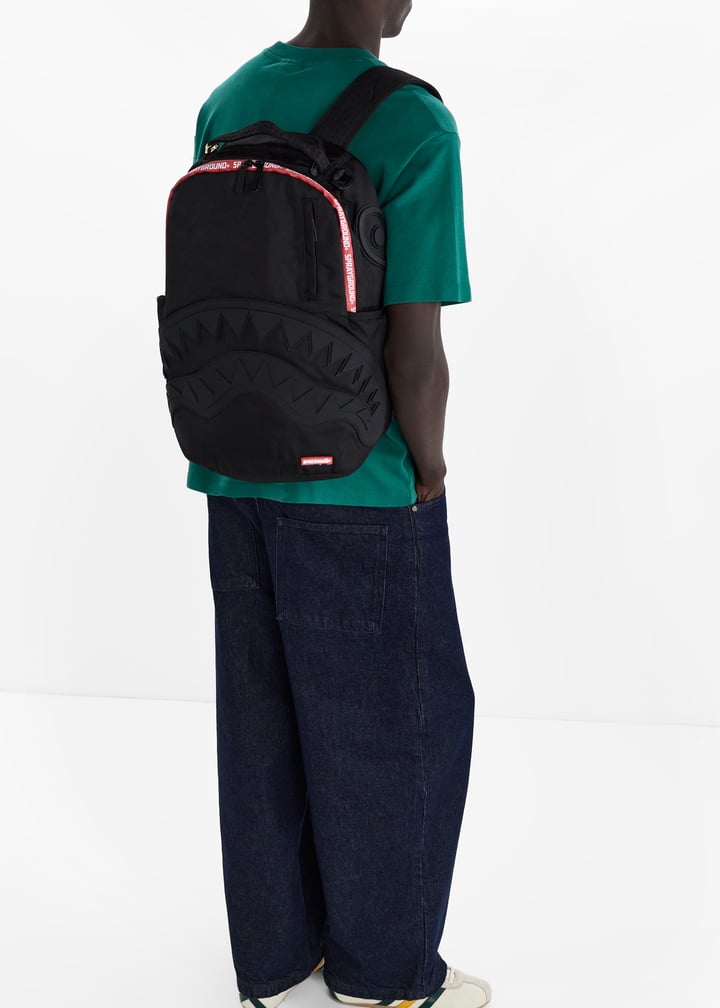 SPRAYGROUND Printed Zipper Shark DLXR Backpack