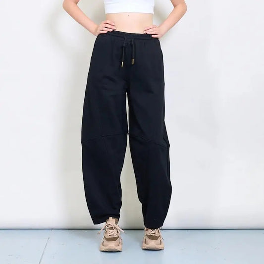Altamira black knit pants for women