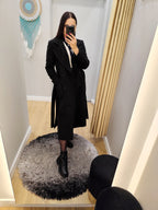 Altamira black coat for women