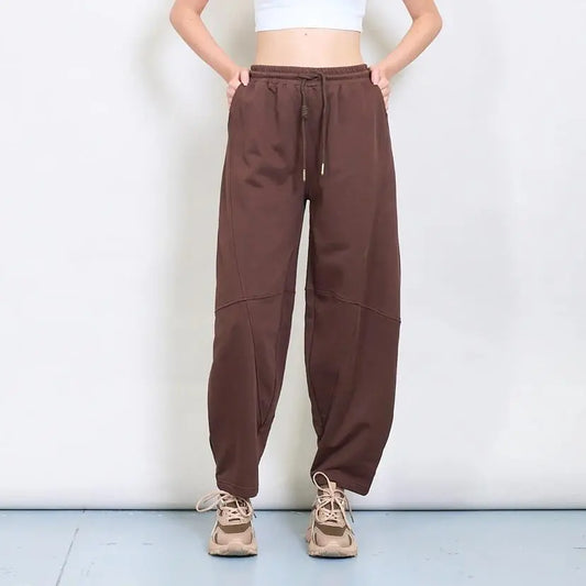 Altamira black knit pants for women
